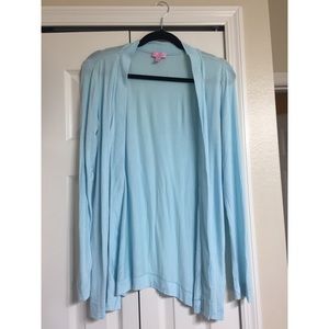 Lilly Pulitzer Pool Blue Blithe Cardigan, Size M